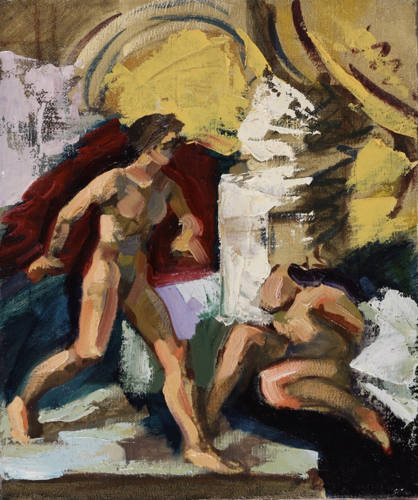 untitled; oil on canvas, 38 x 32 cm, 2017