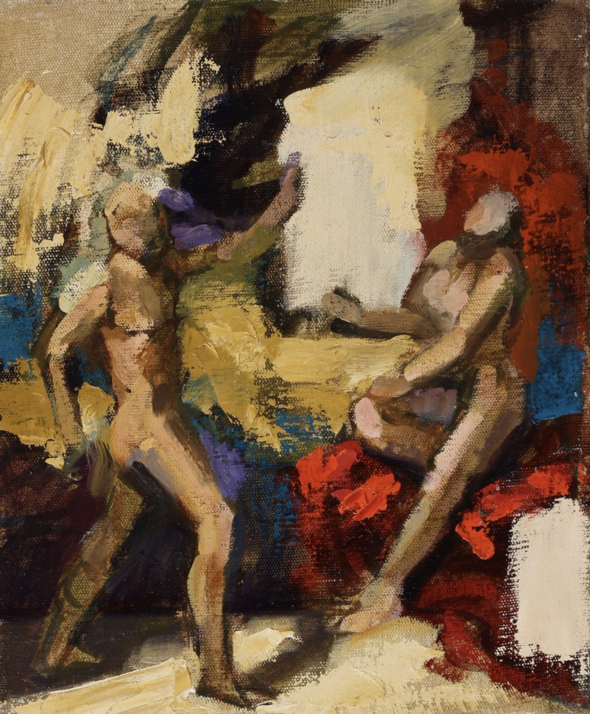 untitled; oil on canvas, 30 x 25 cm, 2017