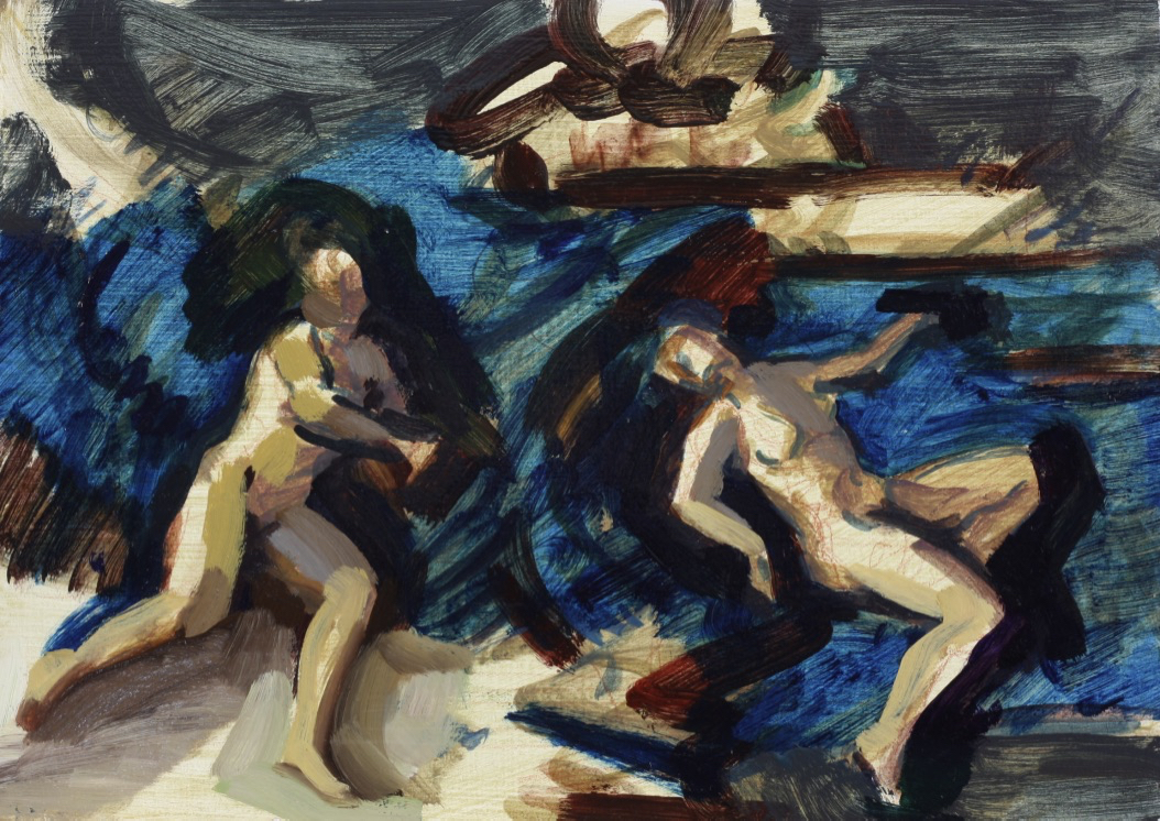 untitled; oil on board, 25 x 35 cm, 2017
